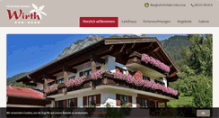 Desktop Screenshot of fewo-wirth.de